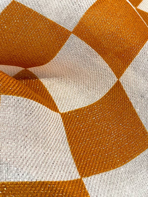 StyleGalX – Cachecol - Mulher por atacado – Lenço estampado xadrez de cor contrastante de moda simples9