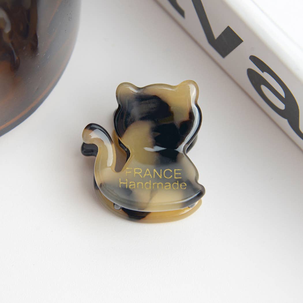 TheDivaSoap - Wholesale Hair Clip - Women's - Acetate Mini Cute Cat and Bear Hair Clip3