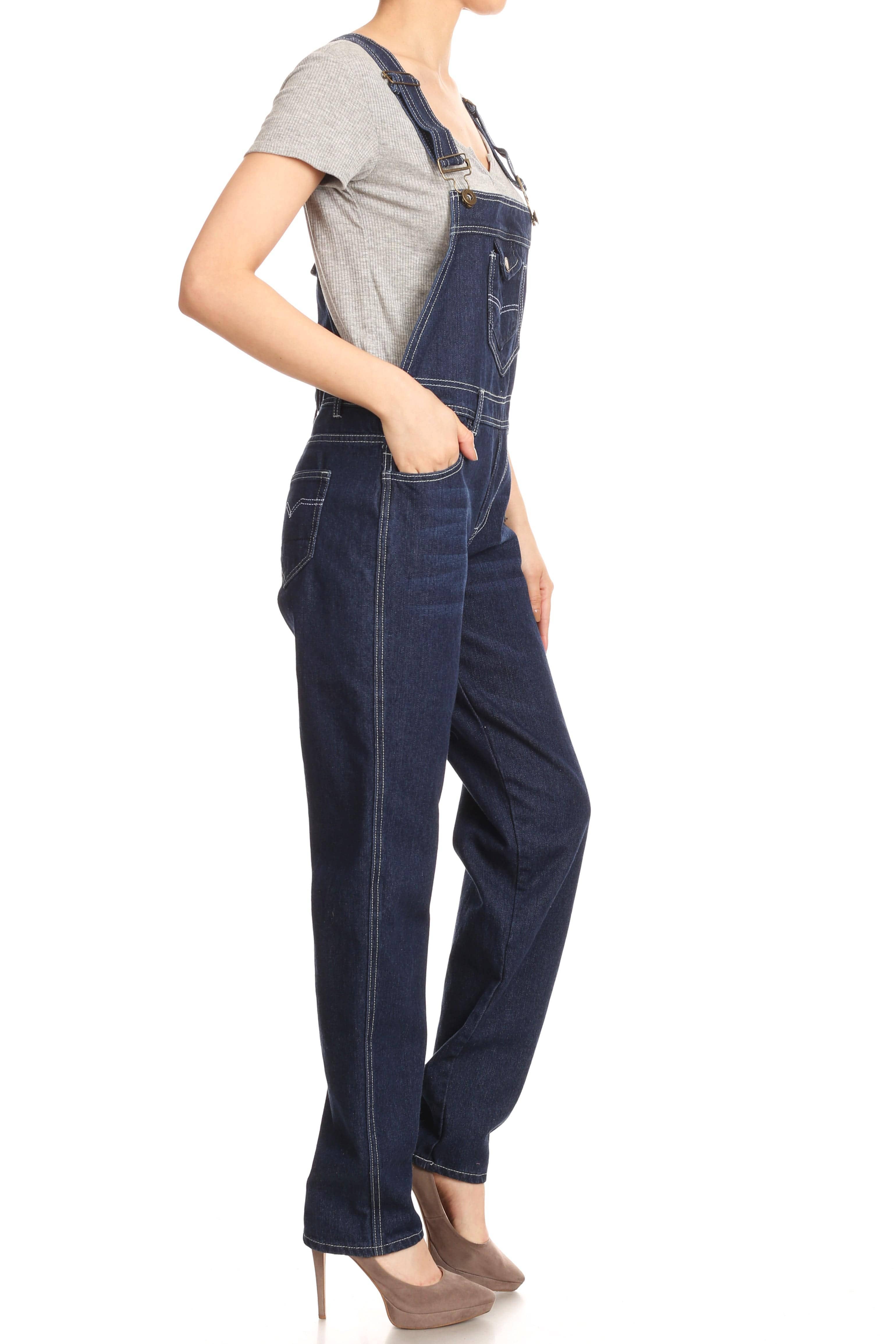 Anna Kaci Wholesale - Wholesale Overalls - Women's - Vintage Straight-Leg Overalls32