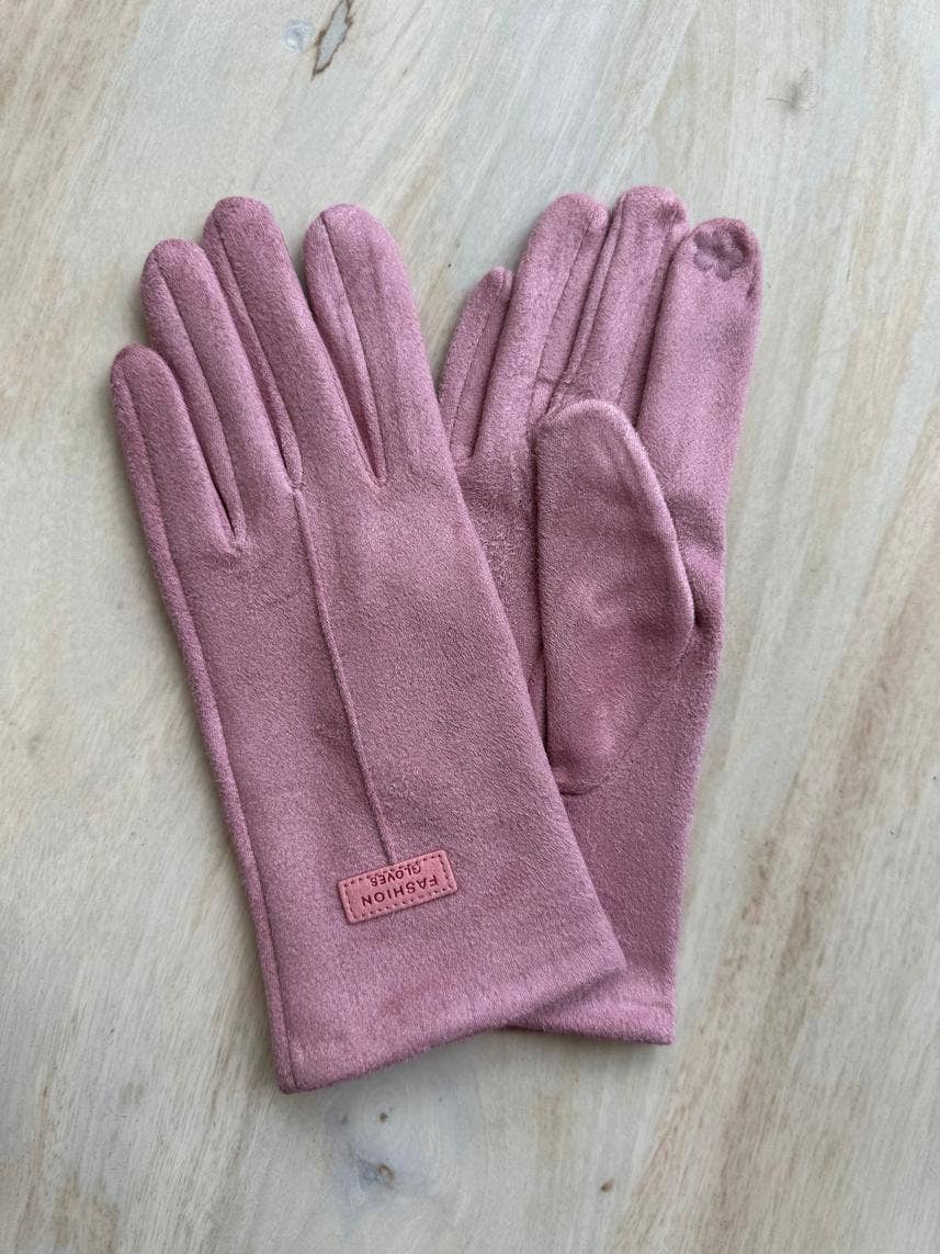 Cinnamon Creations – Luvas - Mulher por atacado – Luvas de Camurça Sintética GLO111