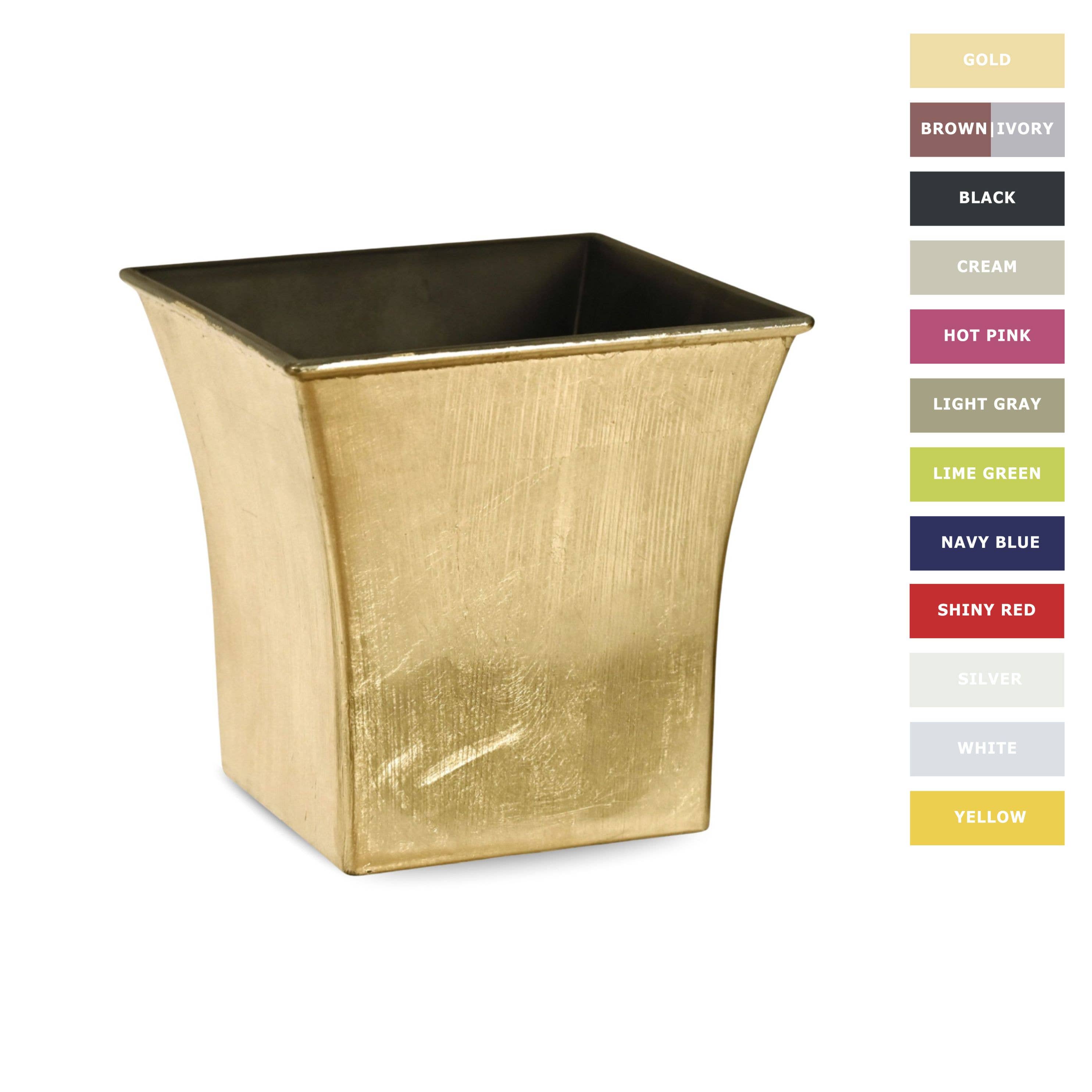 Cheungs Home Decor - Wholesale Plant Pot - 7.25 Inch Square Tapered Plastic Pot15