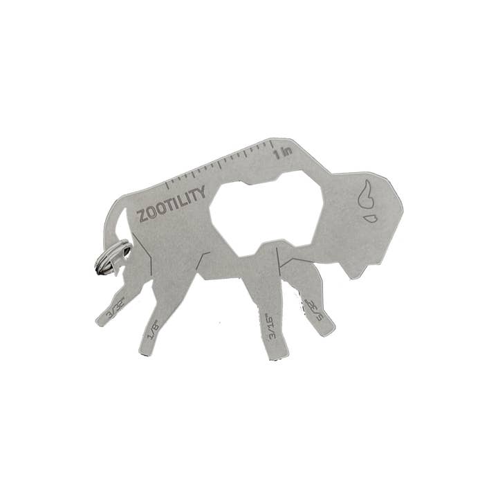 Llavero multiherramienta 7 en 1 Buffalo Bit™ para venta al por mayor de Zootility