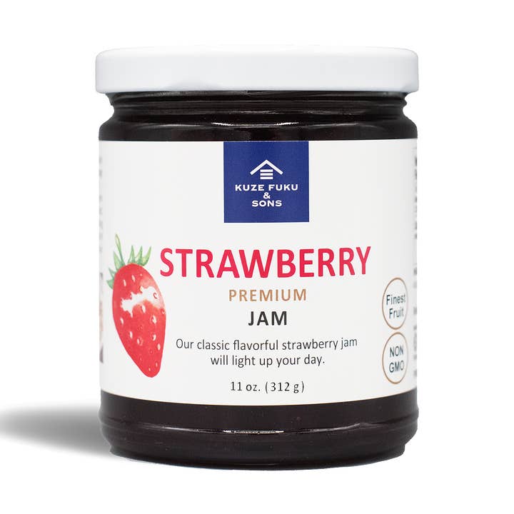 CONFITURE DE FRAISES 11 oz pour la vente par Kuze Fuku & Sons