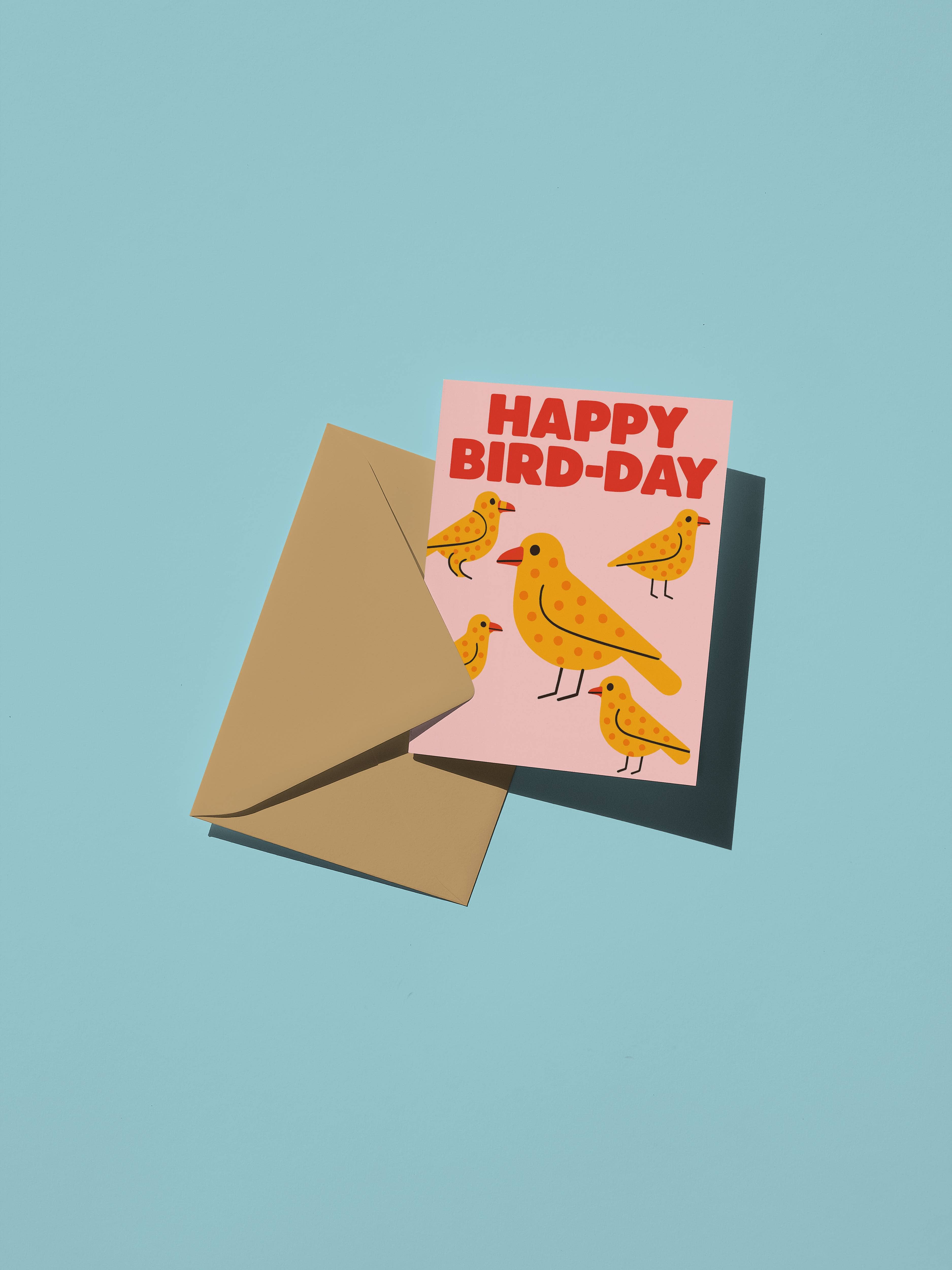 Soko Says - Wholesale Birthday Card - Happy "Bird-Day" Card1