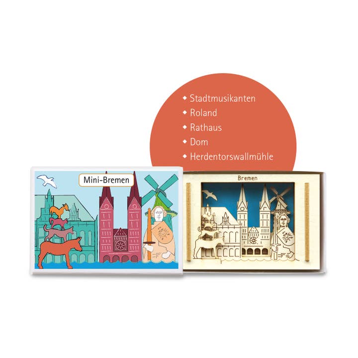 SILHOUBOX - Wholesale Decorative Tabletop Object - Bremen-Silhoubox S — gift item1