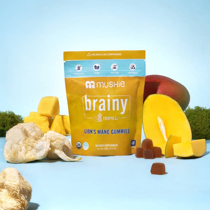 Mushie Organic Super Mushroom Gummies - Wholesale Oral Supplement/Vitamin - Organic Lion's Mane Gummies1