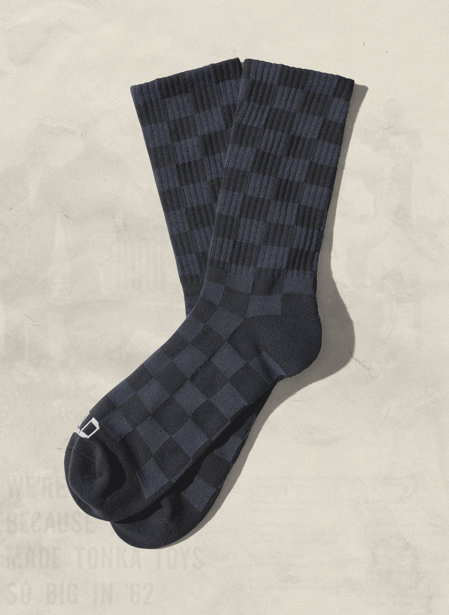 Weld Mfg. - Wholesale Socks - Unisex - Tonal Checkerboard Crew Socks2