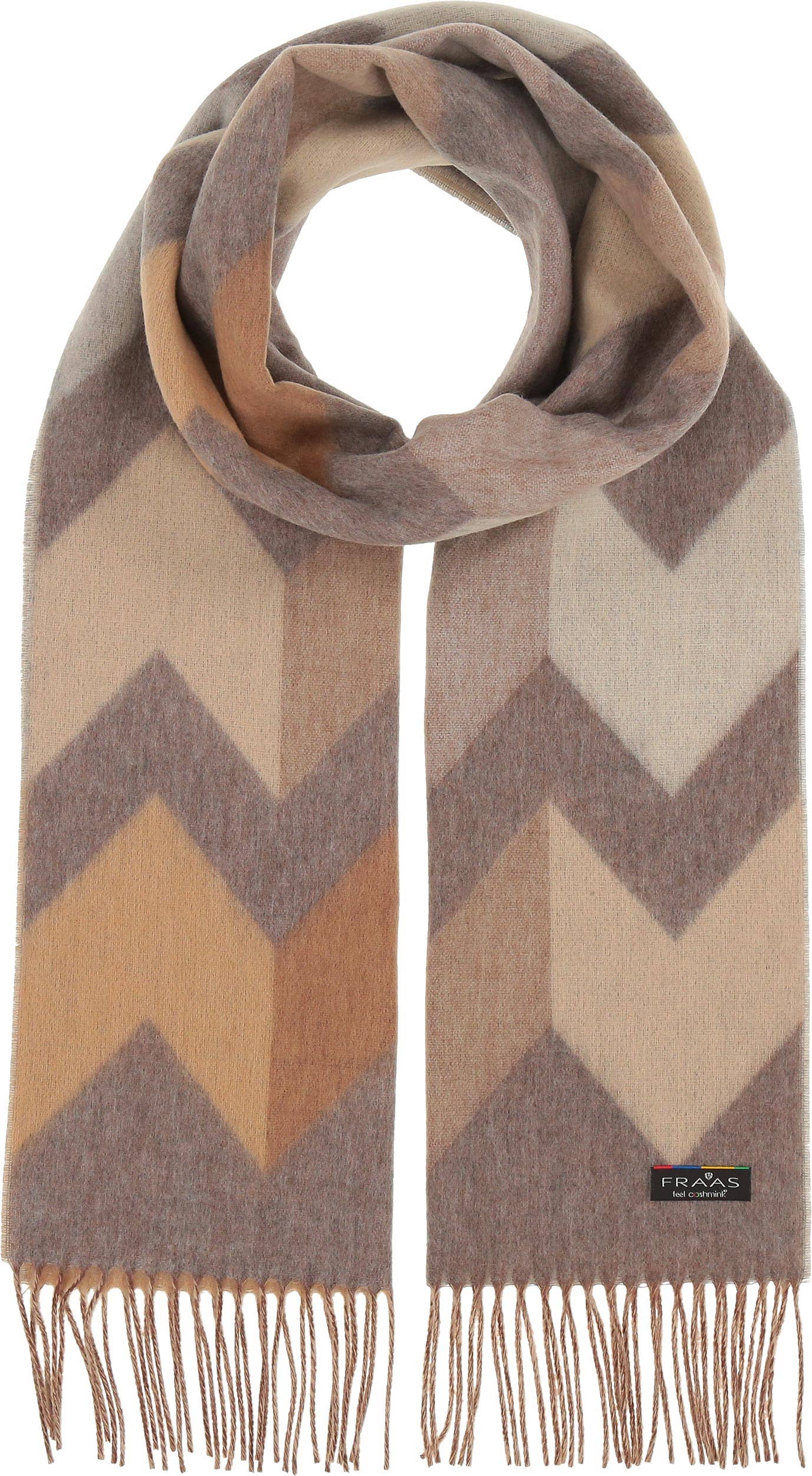 FRAAS - The Scarf Company - Vente Écharpe – femme - Chevron Zig Zag Eco4