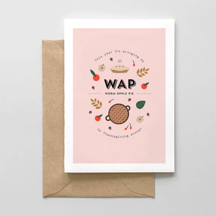 Spaghetti & Meatballs - Wholesale Thanksgiving Card - WAP (Warm Apple Pie) Thanksgiving0