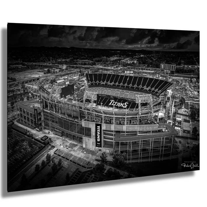 Tennessee Titans Print - Metal Finish - 16x20 for wholesale by 998 Millibar Photography