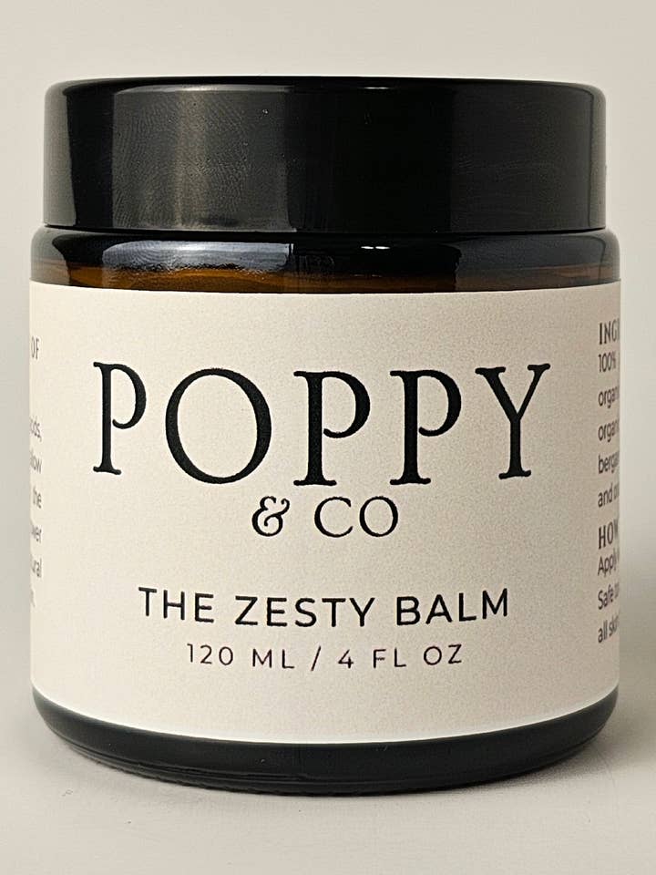 The Zesty Balm - Baume au suif fouetté - 4 fl oz pour la vente par Poppy & Co