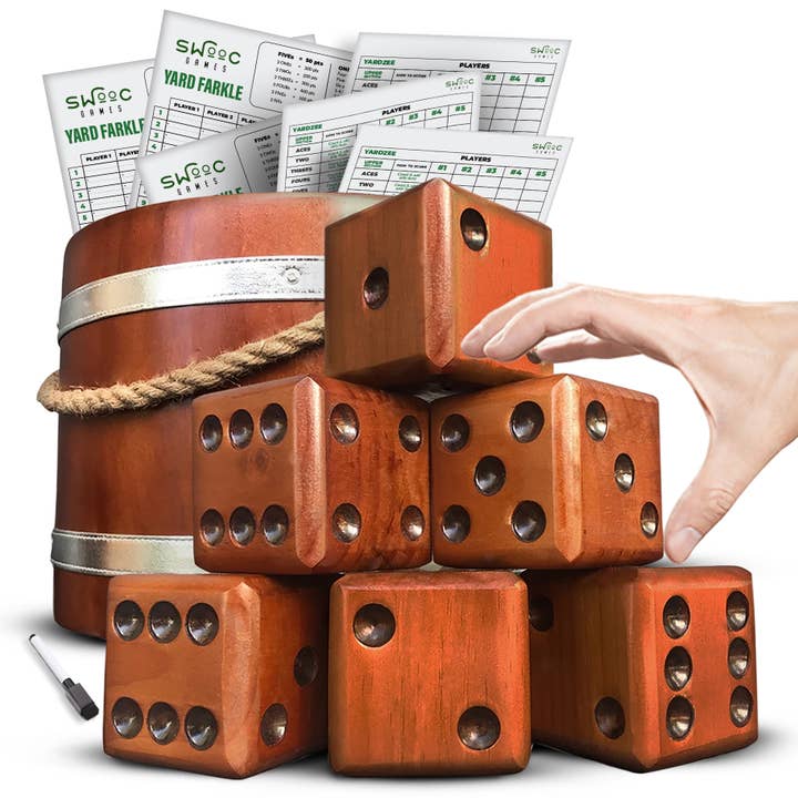 Swooc Games - Wholesale Dice - Yardzee, Farkle & 20+ Dice Games