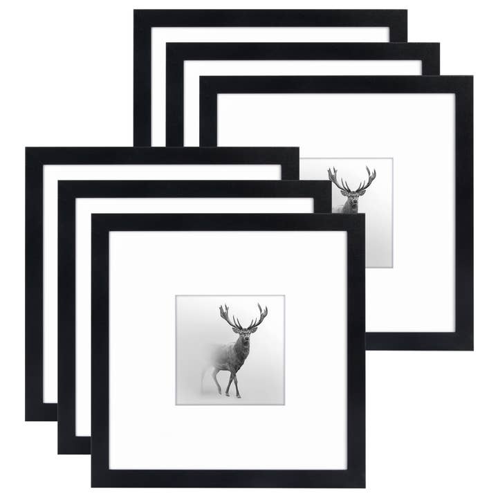 Americanflat 8" x 8" Picture Frames for Grid Gallery - Black for wholesale by Americanflat