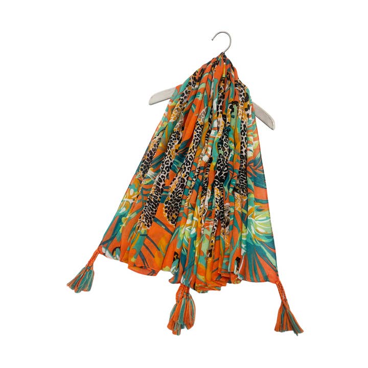 Fashion Scarf World - Wholesale Scarf - Women's - Jungle Leopard Print Square Scarf5