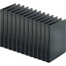 Everyday Supply Co - Wholesale Binder - Economy 1" Black Round-ring Binder by Business Source