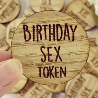 The Funky Deer – wholesale Keepsake coin/token – Valentine Birthday Sex Token0