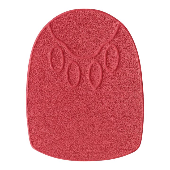 Archstone Pet Bowl Dining Mat - Red, Shield Shape for wholesale by Archstone Collections
