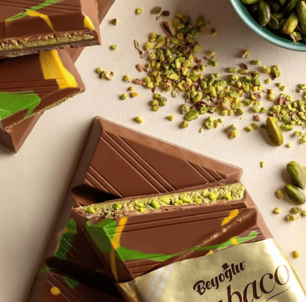 Aladdin - Venta al por mayor Chocolate - Barra de Chocolate de Dubái 200g Beyoglu Kadayif Leche Halal a Granel1