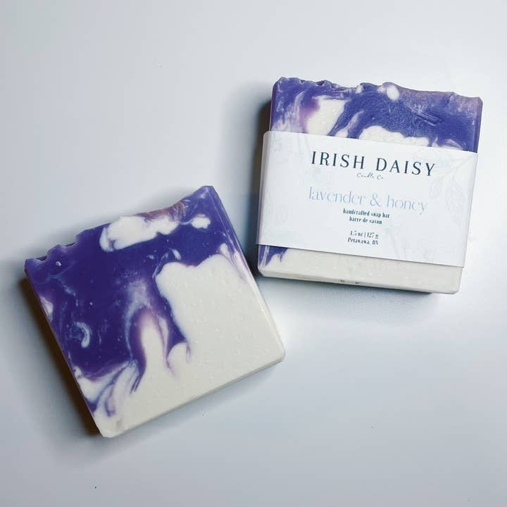 Lavender & Honey Soap Bar for wholesale by Irish Daisy Candle Co.