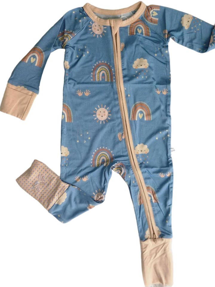 Here Comes The Sun Convertible Zip-Up for wholesale by Dragonfly Dreams Bamboo