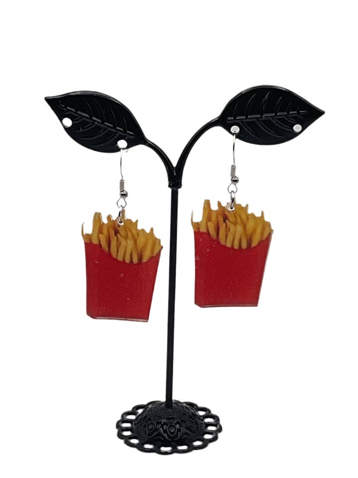 French Fry Earrings for wholesale by S and E Hobbies and Collectables