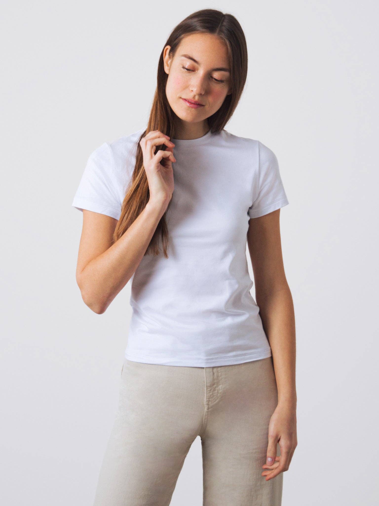 Honest Basics - Wholesale T-Shirt - Women's - Slim Shirt6