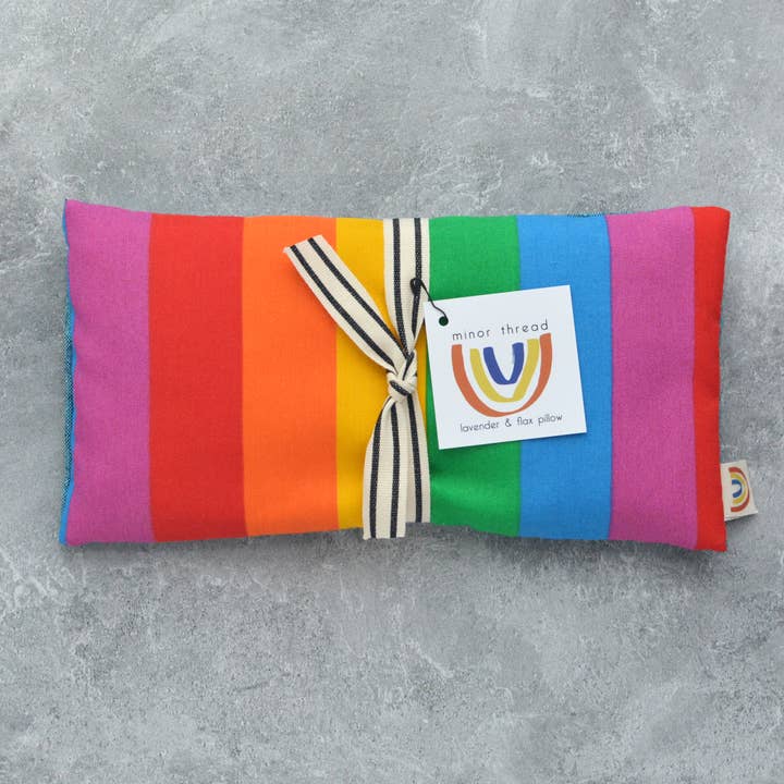 Vintage Editie: Regenboog Katoenen Oversized Oogkussen voor wholesale door Minor Thread