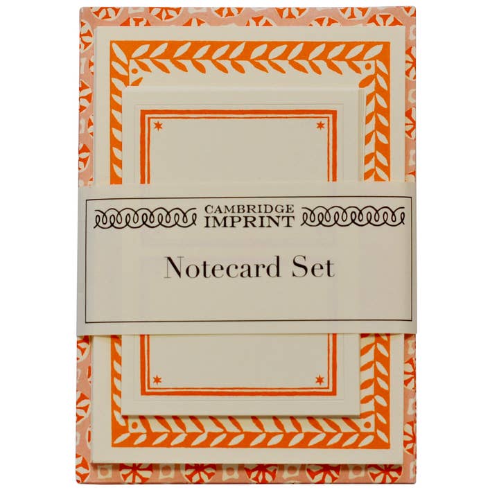 Set of Notecards and Envelopes Sea Urchin Neon for wholesale by Cambridge Imprint