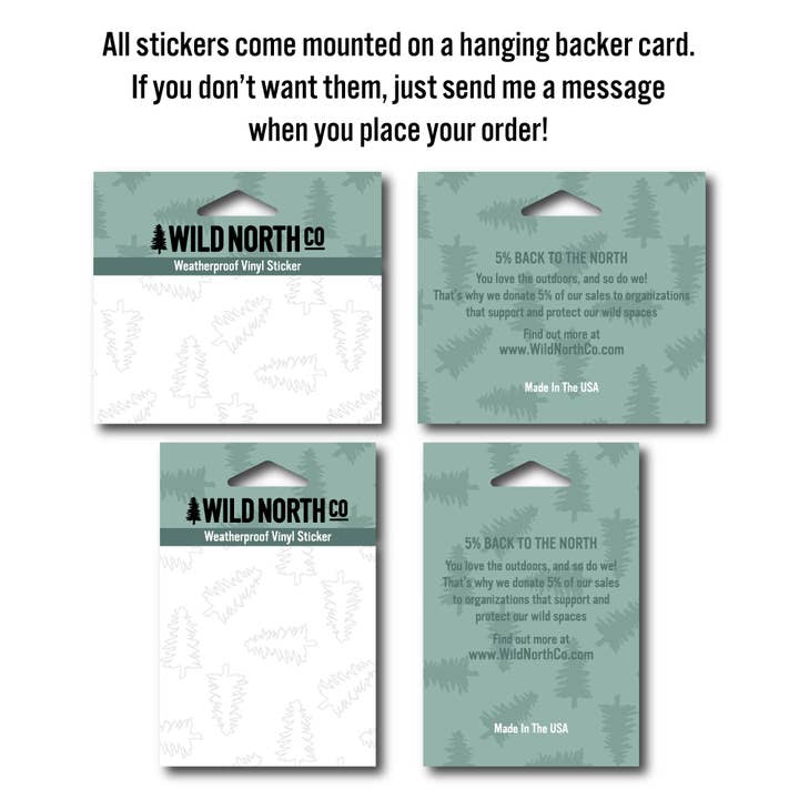 Wild North Co - Wholesale Sticker - Retro RV Sticker