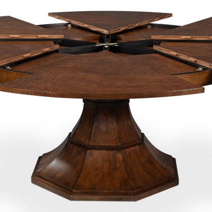 LOOMLAN - Wholesale Side Table - Giselle Jupe Extendable Wooden Dining Table30