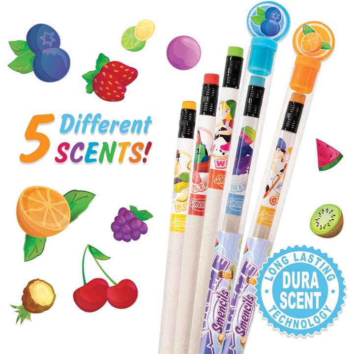 Scentco, Inc - Wholesale Pencil - X-Treme Smencils - Scented Pencils - 5 Count2