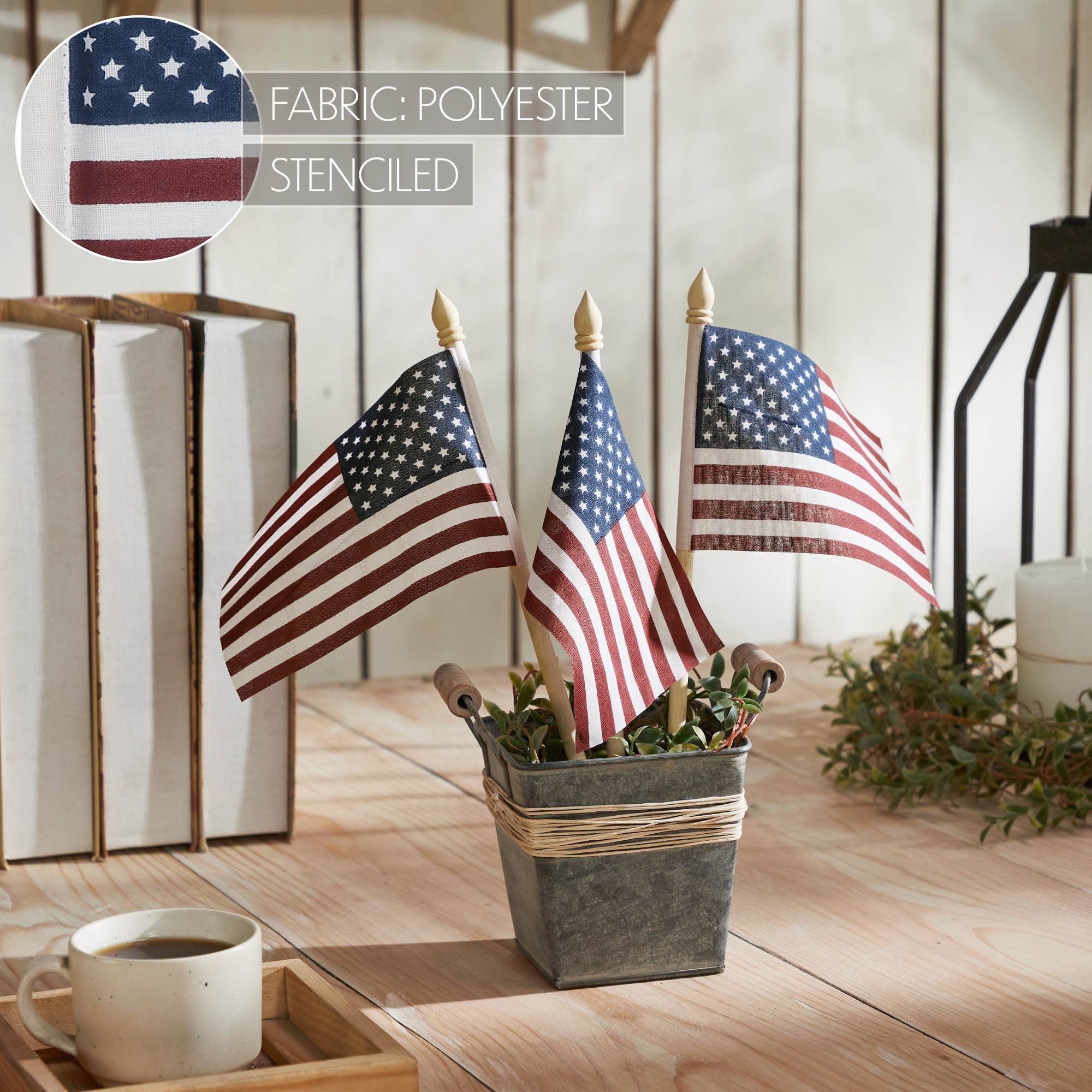 VHC Brands - Wholesale Ornament - My Country American Flag Picks Set of 3 10.5x64