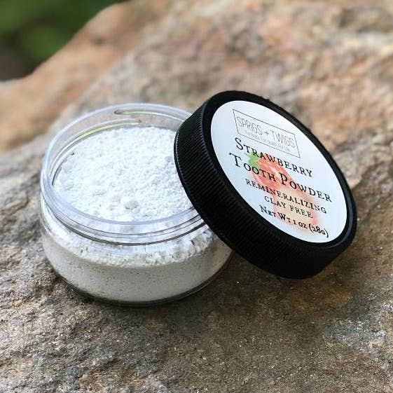Remineralizing Tooth Powder: Clay-Free for wholesale by Sprigs + Twigs