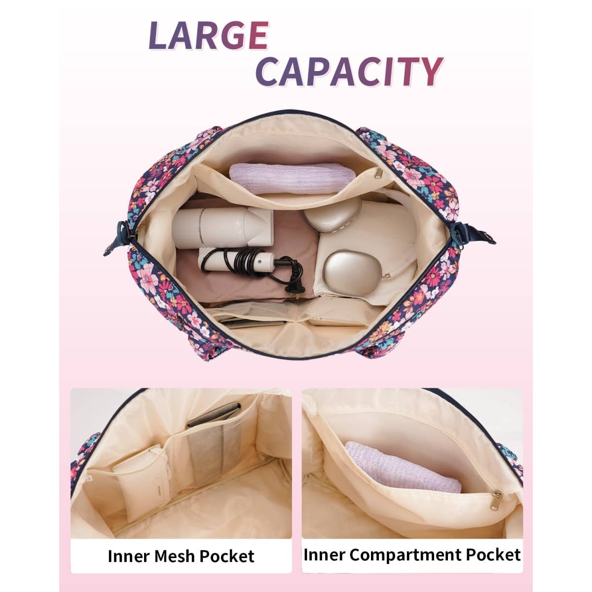 wandf – Großhandel Weekender-Tasche – Unisex – Gesteppte Schultertaschen Flugzeug Reisetasche Unter Sitz Tasche39