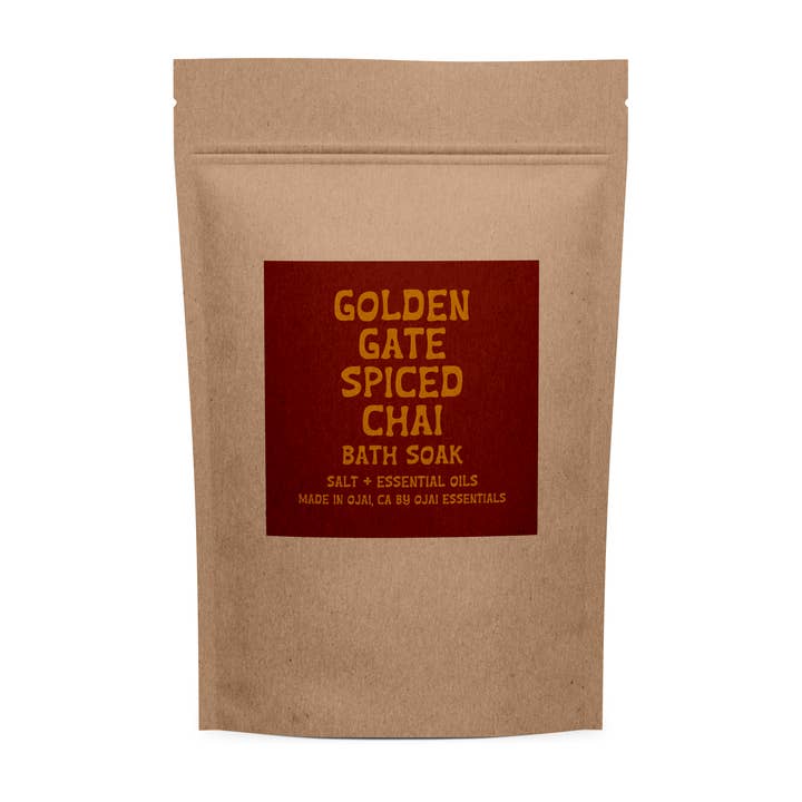 Golden Gate Spiced Chai Bath Salts for wholesale by Ojai Essentials