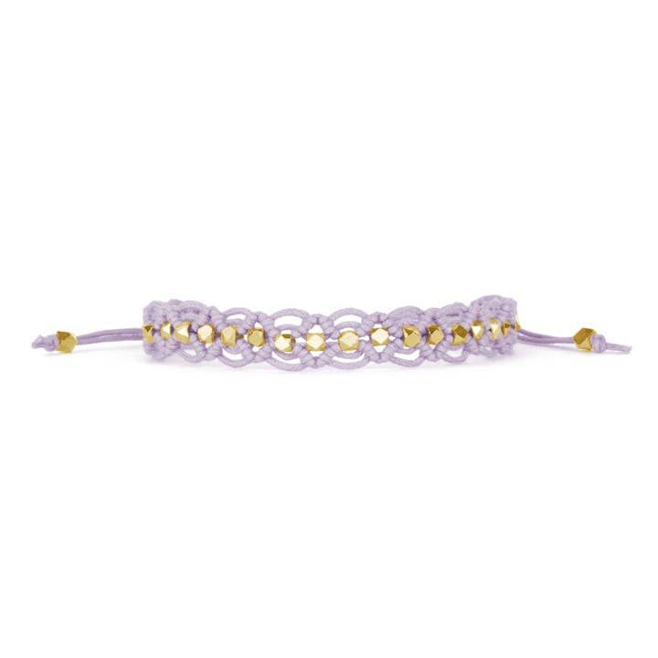 Theia Friendship Bracelet | Lavender for wholesale by Corda