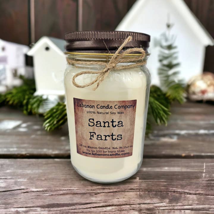 Lebanon Candle Company - Wholesale Jar/Filled Candle - Santa Farts