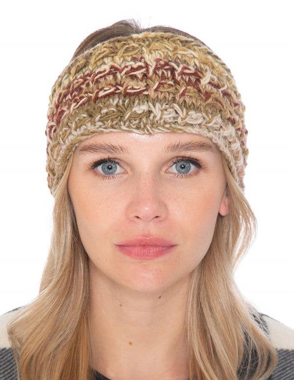 The Collection Royal / Royal Handicrafts - Wholesale Fashion Headband - Women's - Cable Knit Woolen Headband3