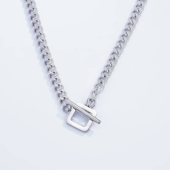 BYREN | ÉLINE L'ATELIER - Wholesale Pendant/Charm Necklace - 224AQ22 stainless steel thick necklace2