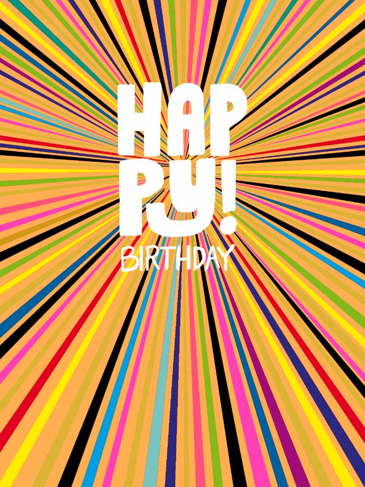 BUON COMPLEANNO BEAMS per la vendita all'ingrosso da parte di Paper Salad