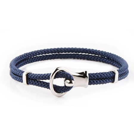 Sports Bracelet Navy for wholesale by Midhaven Ltd - Tribal Steel