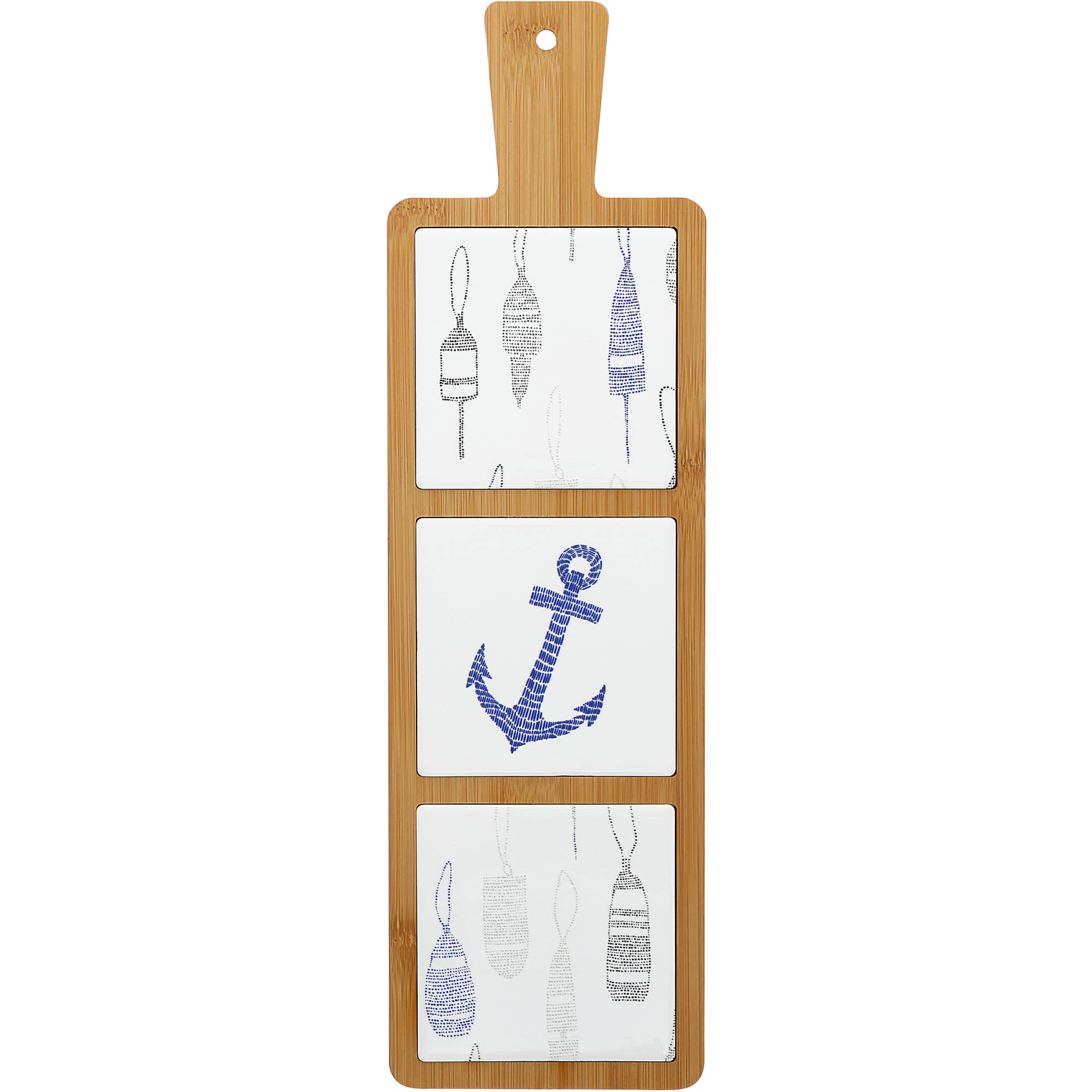 Pavilion - Wholesale Trivet - Lake - 16.5" Bamboo & Ceramic Tile Trivet0