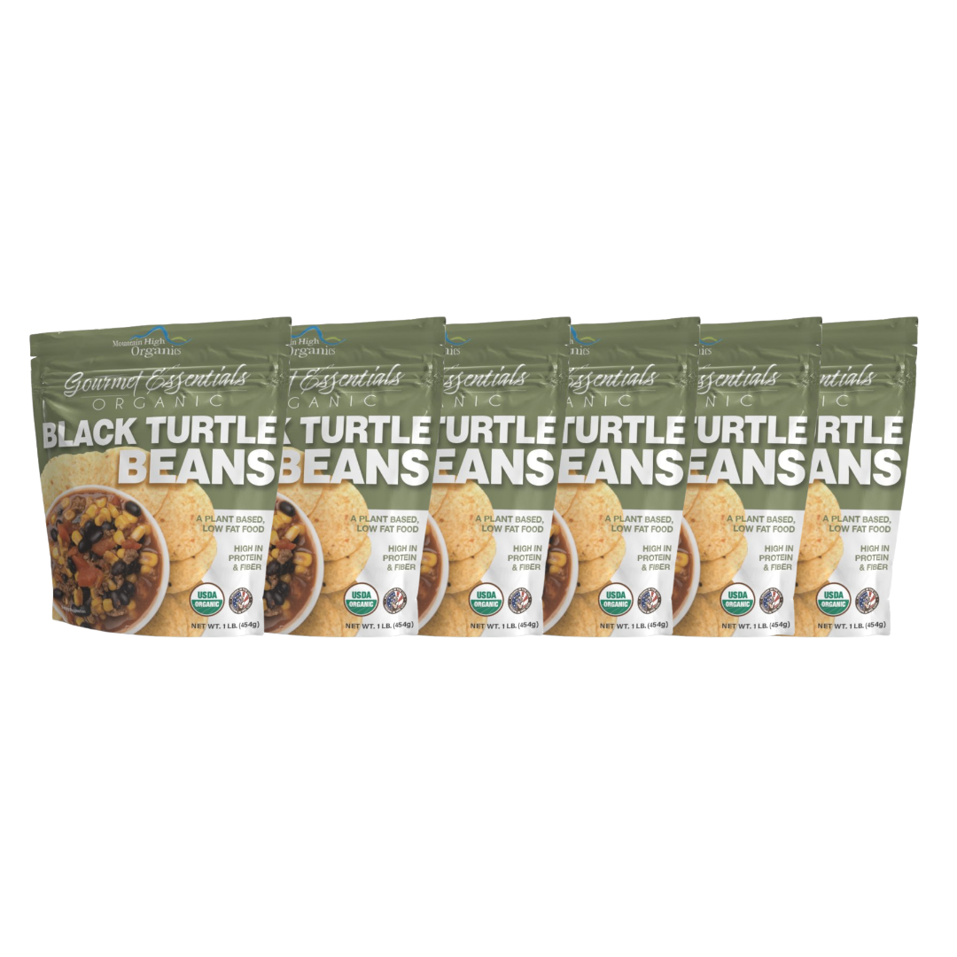 Mountain High Organics – wholesale Beans – Organic Black Beans, 1lb. (6 pack) - Mountain High Organics0