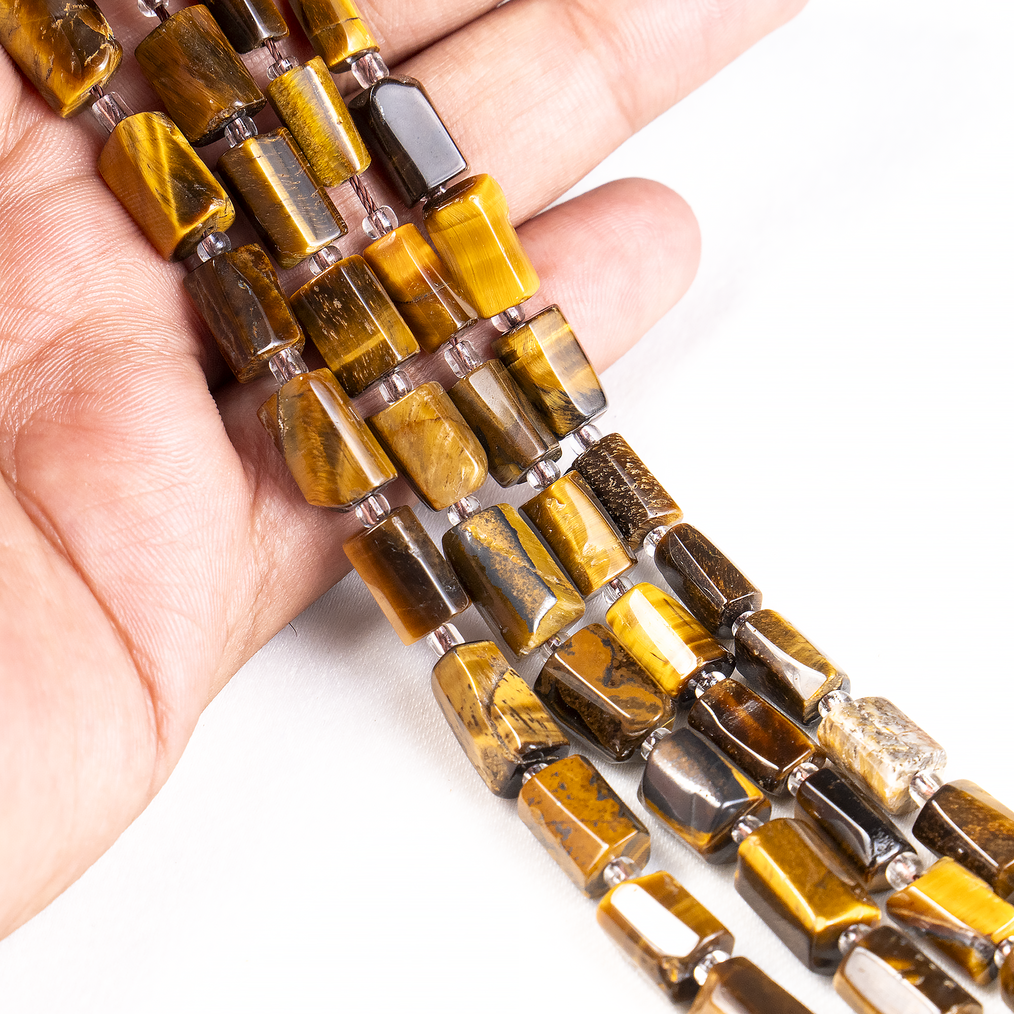 Soothing Crystals Beads - Wholesale Beads - Gemstone Pipe Beads | Tiger eye | Crystal Tube Beads8