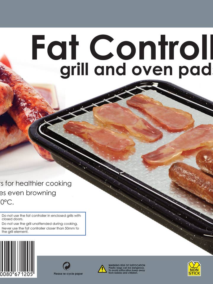 Pack de 10 almofadas para grelhador e forno Fat Controller por atacado de Planit Products