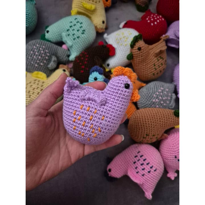 despinacrafting - Wholesale Stuffed/Plush Toy - Kids & Baby - Crochet Chicken Toy, Amigurumi Stuffed Animal