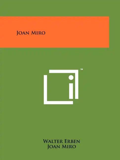 Books by splitShops - Wholesale Biography & Memoir Book - Joan Miro - Paperback0