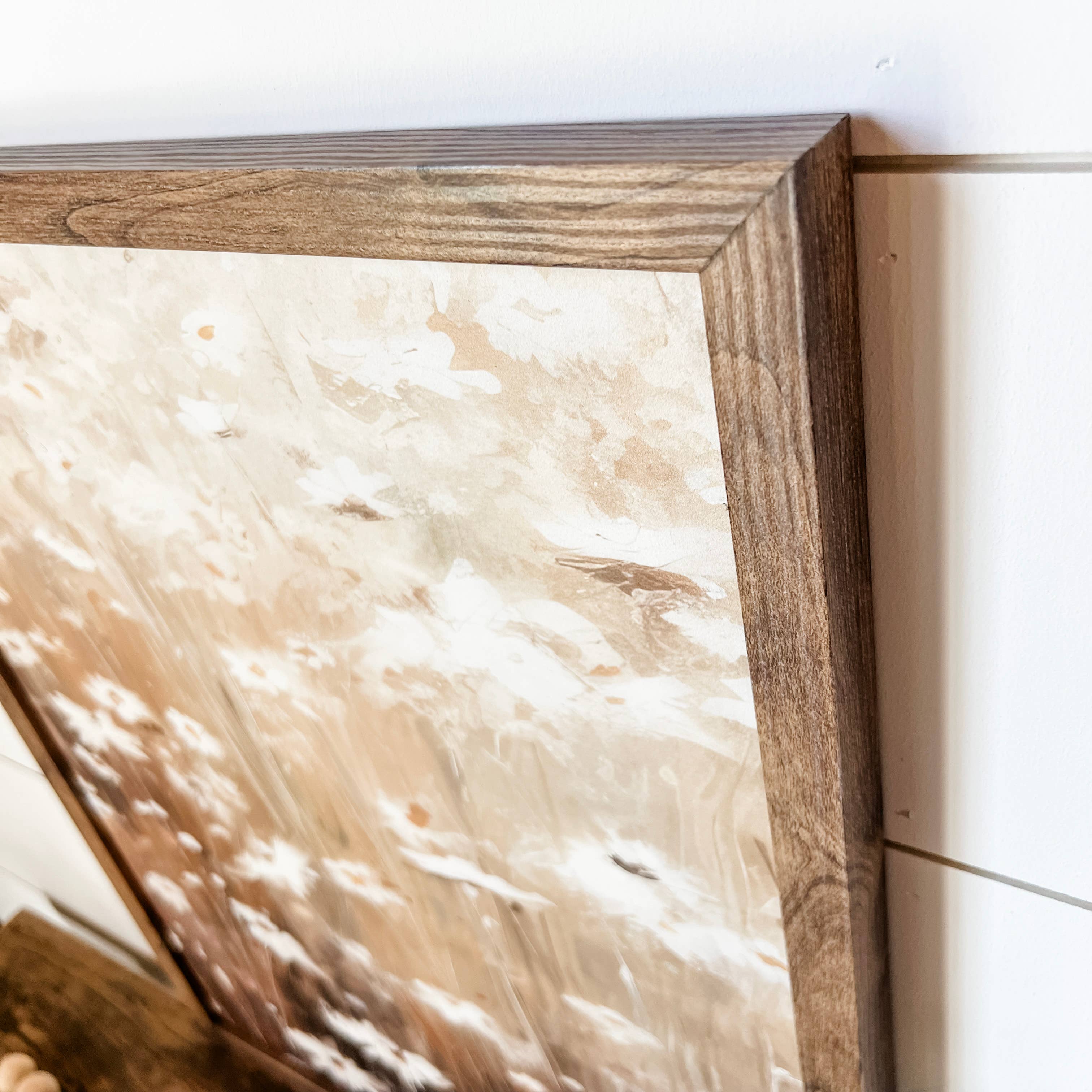 WillowBee Signs & Designs - Vente Pancarte - Panneau en bois imprimé de marguerites blanches2