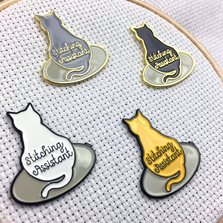 Snarky Crafter Designs – Großhandel Kreuzstich-/Stickzubehör – Nähassistent Kitty Needle Minders6