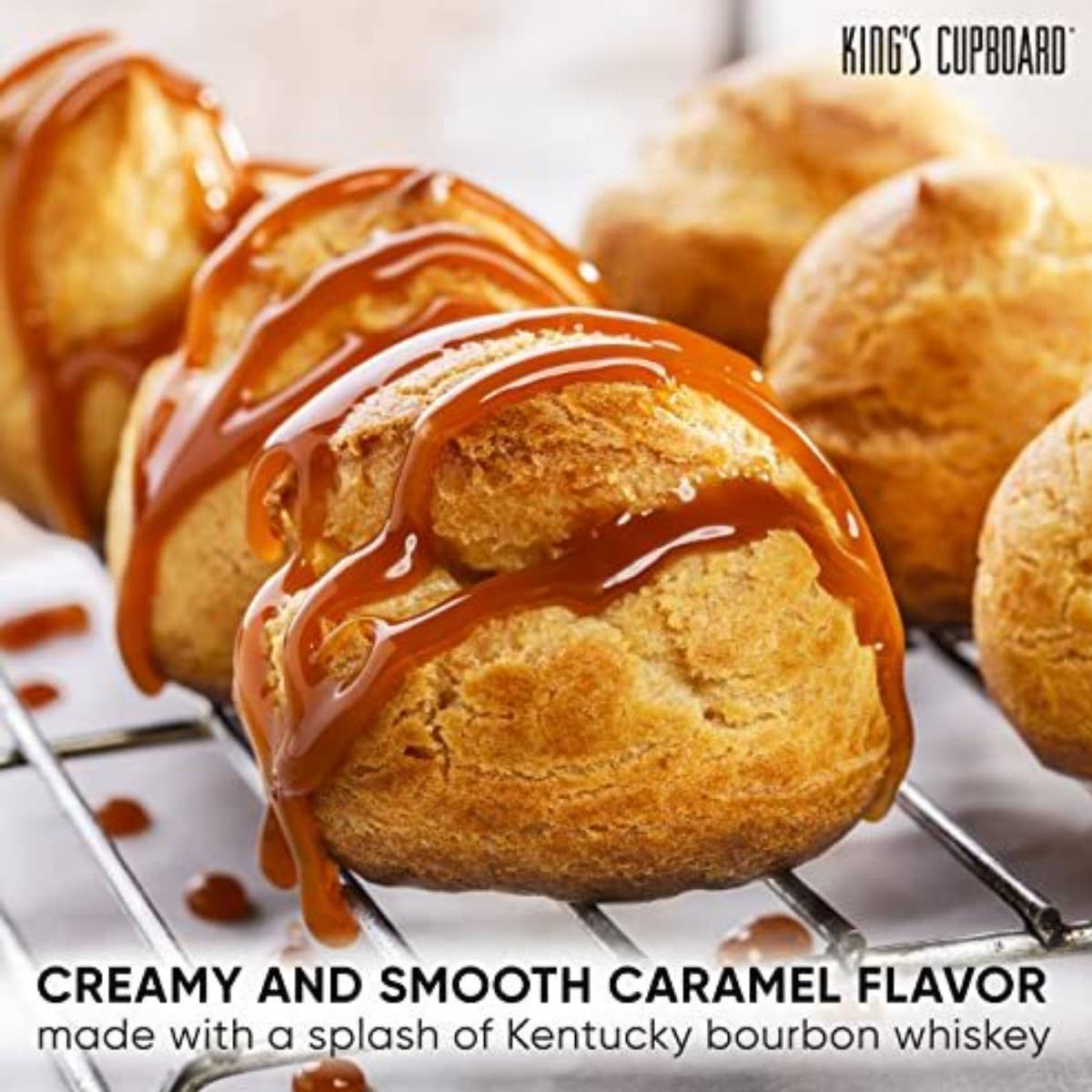 King's Cupboard - Wholesale Caramel Sauce - Bourbon Caramel Sauce2